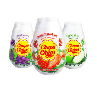 [ใส่โค้ด3DQKTWUลด10%]Chupa Chups (จูปา จุ๊ปส์) น้ำหอมในรถ น้ำหอมปรับอากาศแบบเจล น้ำหอมดับกลิ่น กลิ่นผลไม้ 230g.