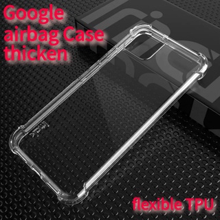 เคสโทรศัพท์มือถือแบบนิ่ม TPU ใส กันกระแทก สําหรับ Google Pixel 4 XL 4A 4G 5A 5G 6A 6 7 Pro