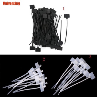 (Universing) ป้ายแท็กไนล่อน Rj45 Rj12 สําหรับสายเคเบิล 100