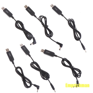 (Semprichman) อะแดปเตอร์สายเคเบิ้ล Usb Power Boost Line Dc 5v To 9V 12V Step Up 3 . 5x1 . 35 มม. 5x2 1