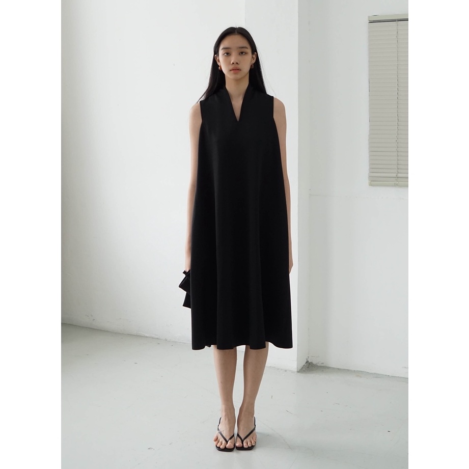 PAFON Zana Dress - สีดํา