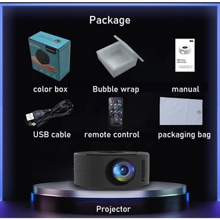 โฮมโปรเจ็กเตอร์ Mini Portable Mini Portable Small Mobile Phone Projection