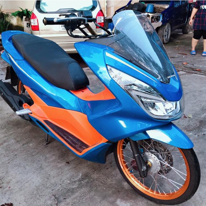 Pcx ช วหน าpcx ทรงเด ม ช วแต งhonda ช วpcx บ งลม อ ปกรณ แต งรถpcx ช วใส ช ว Pcx17 หน ากาก Shopee Thailand