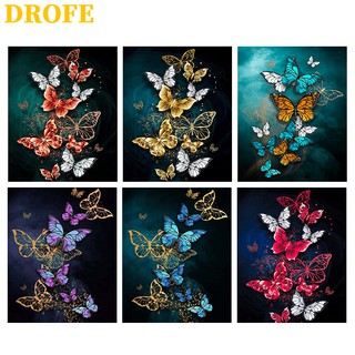 Drofe ( 40X50 ซม . ) ~ ภาพจิตรกรรมลาย Girl Diy สําหรับตกแต่งบ้าน