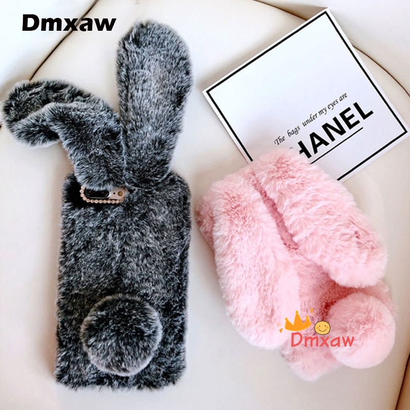 เคสโทรศัพท์มือถือ ขนกระต่ายขนปุย อบอุ่น สําหรับ Vivo Y15A Y15S 2021Y21 Y21S Y21A Y21T Y21E Y21G Y32 