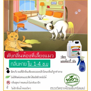 ดับกลิ่นแมวในห้องสนิท หรือกลิ่นฉี่หนูตามซอกต่างๆ  " Cat Clean"