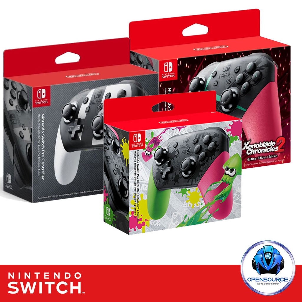 [พร้อมส่ง]Nintendo: จอยแท้ สำหรับ Nintendo Switch Pro Controller (ประกันร้าน 1ปี SYNEX) รองรับ SW, W