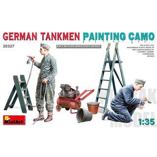 MI35327 GERMAN TANKMEN CAMO PAINTING 1:35