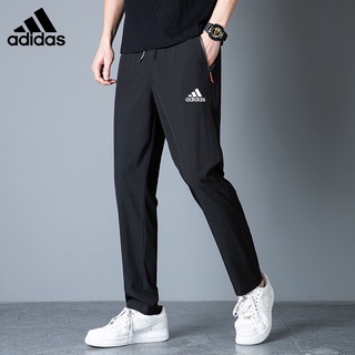 Adidas กางเกงขายาวลําลอง พลัสไซซ์ สไตล์คลาสสิก เหมาะกับการเล่นฟิตเนส ยิม กลางแจ้ง สําหรับผู้ชาย