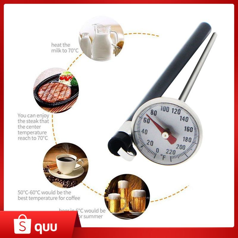 QU Kitchen Thermometers High Temperature Resistance Barbecue Milk Meat
