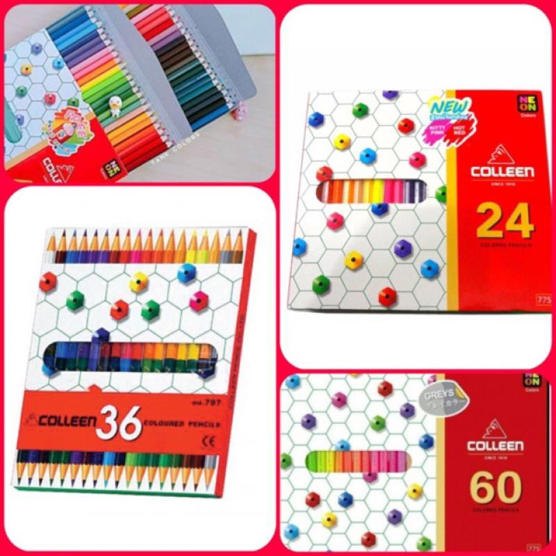 wood color สีไม้ Colleen สีคลอลีน ดินสอสี แบบ สี 1หัว และ สี 2หัว