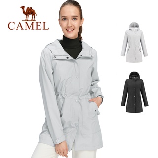 Camel เสื้อแจ็กเก็ตกันลม กันน้ํา น้ําหนักเบา ใช้งานกลางแจ้ง สําหรับผู้หญิง