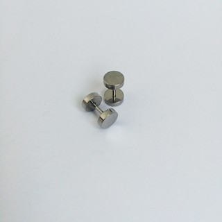 จิวหูสแตนเลสแท้ก้าน 1.2 mm แป้น 7 mm