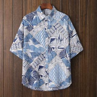 ถูกมากก‼️ เสื้อฮาวาย hawaii shirt เสื้อสงกรานต์ ลายดอก สไตล์เกาหลี แฟชั่น Unisex