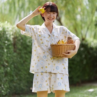 ชุดนอน sliptosleep - Breakfast Shorts Set