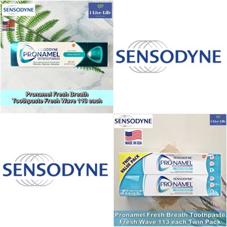 ยาสีฟัน เซ็นโซดายน์ Pronamel Fresh Breath Toothpaste Fresh Wave 113 g - Sensodyne