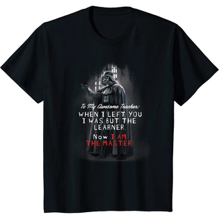 [COD]เสื้อยืด ผ้าฝ้ายแท้ พิมพ์ลาย Star Wars Darth Vader คุณภาพสูง สําหรับคุณครู