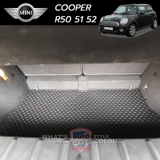 พรมท้ายฝากระโปรงรถ MINI COOPER GEN1 รหัส R50 R52 R53 พรมกระดุมแผ่นท้ายสัมภาระ จำนวน 1 ชิ้น