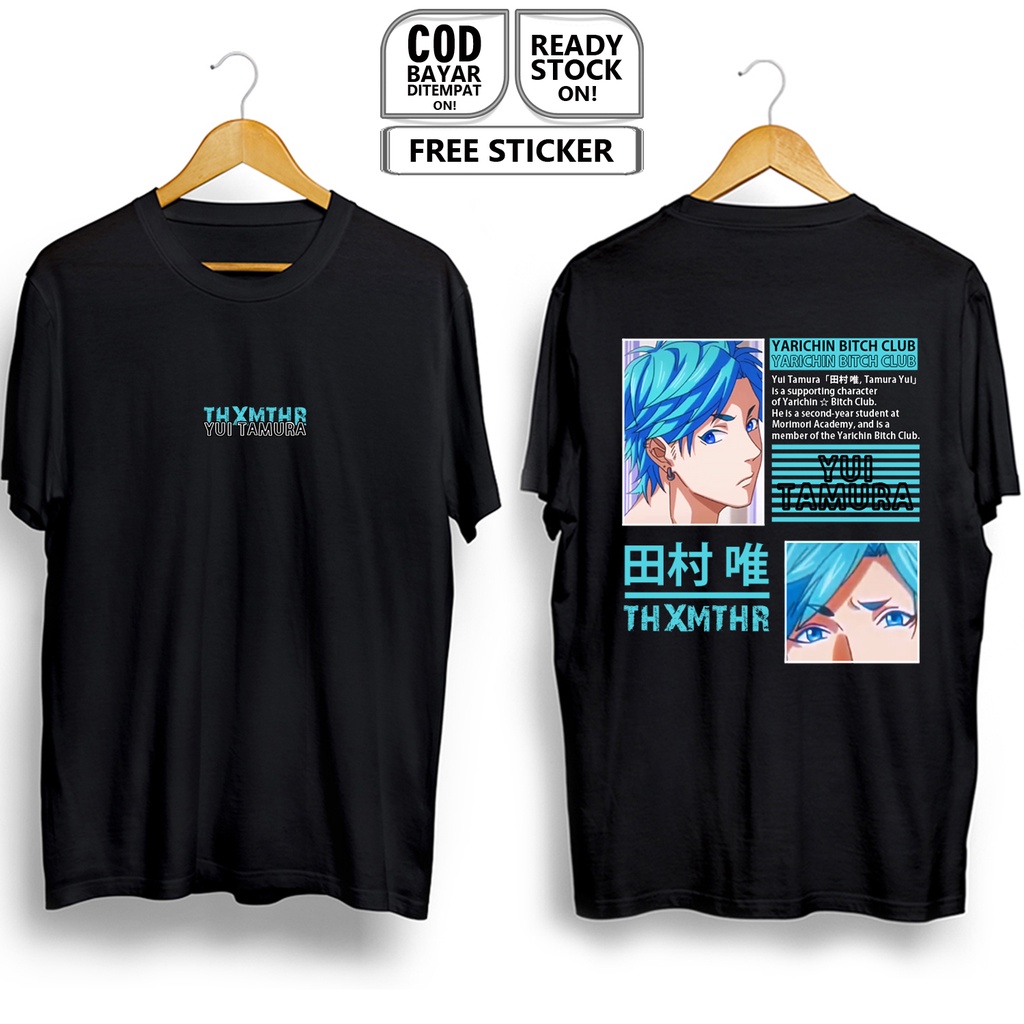 YUI JUNGARA YARICHIN BITCH CLUB TORU FUJISAKI AYATO YURI KYOUSUKE ANIME MANGA เสื้อผ้าญี่ปุ่น TM