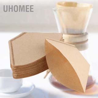 UHomee ถ้วยกระดาษกรองกาแฟ 100 ชิ้น