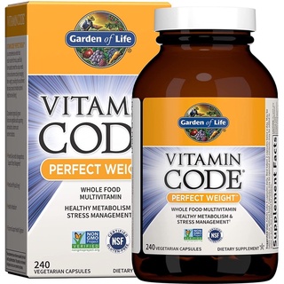 Garden of Life, Vitamin Code, Perfect Weight, 240 Vegetarian Capsules