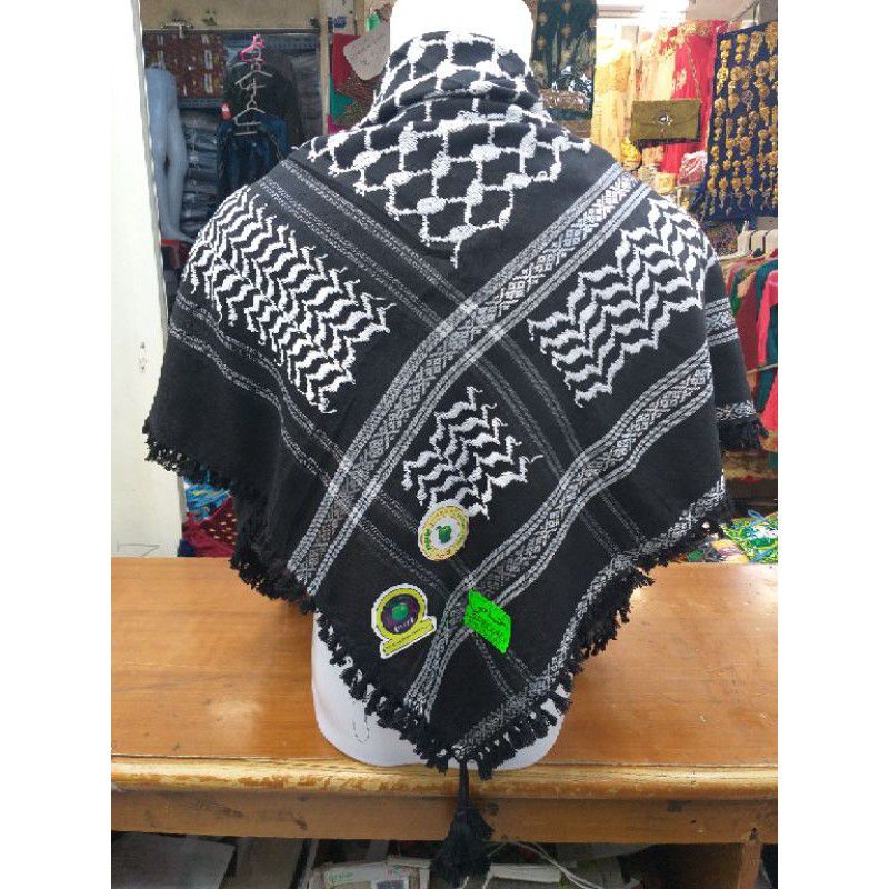 Turban almas Turban Palestine Turban ถัก Yasmeen Smooth Turban สี่เหลี่ยมผืนผ้า Hijab Turban