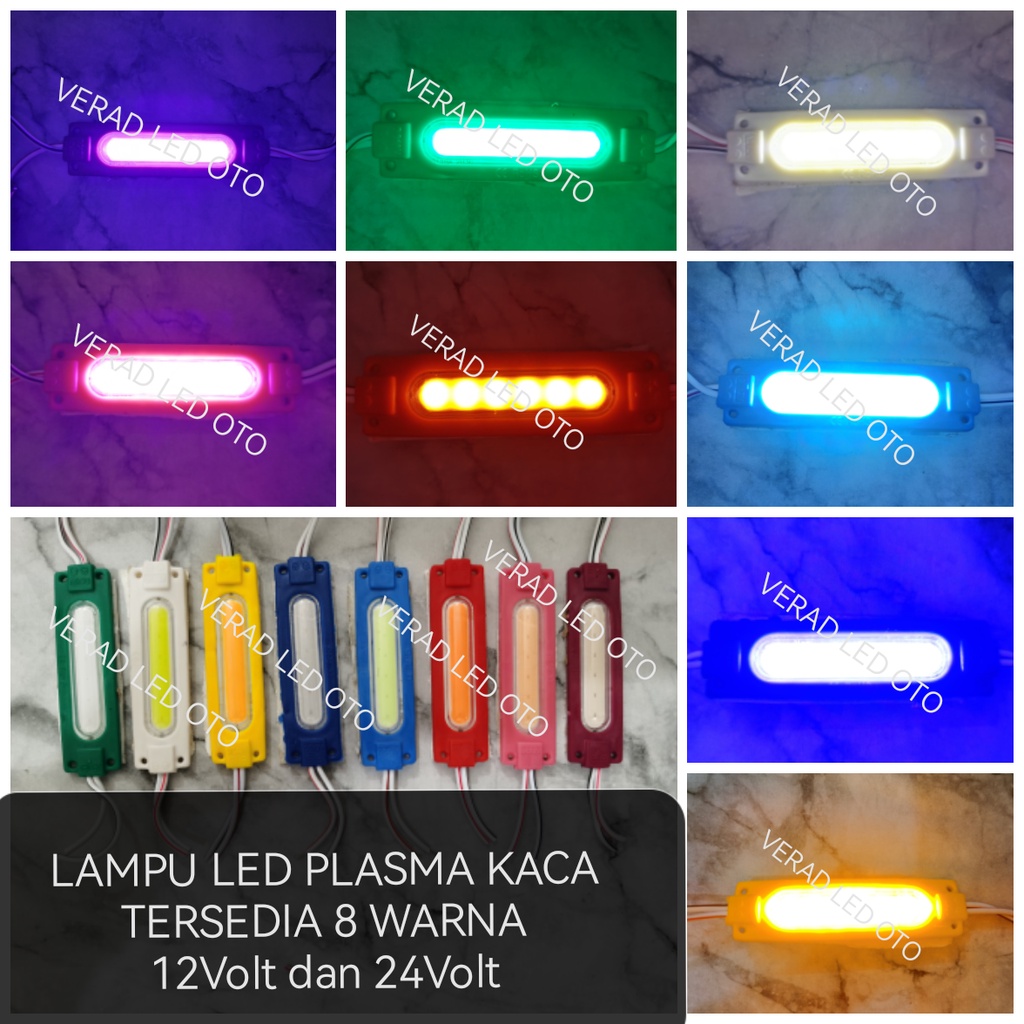 ไฟ LED ตัวแปรภายใต้รถบรรทุกรถจักรยานยนต์ COB สั้นแก้ว 6 LED 12VOLT 12V 12 VOLT 24V