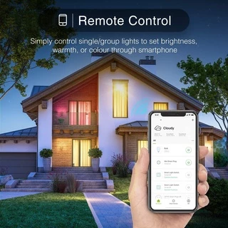 หลอดไฟไฟอัจฉริยะSmart Bulb Tuya เชื่อมต่อผ่านwifiสั่งงานระยะไกลผ่านมือถือรองรับระบบGoogle Home/Alexa