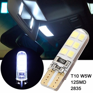 หลอดไฟข้างรถยนต์ T10 194 W5W 2835 SMD 12LED 1 ชิ้น ☆Jfsmartjoy