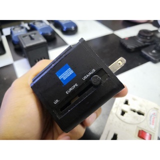 AC-AC Conversation ปลั๊กไฟ​ไฟหัวหลายแบบ มีช่อง usb ใช้งานได้
