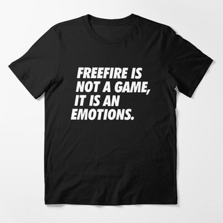 เสื้อยืดอินเทรนด์ผู้ชายอินเทรนด์ผู้หญิงเสื้อยืด พิมพ์ลาย Freefire is Not a Game It is a Emotions สําหรับผู้ชายS-3XL