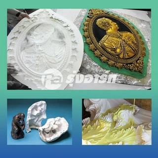 ยางซิลิโคนไต้หวัน RA-325 SILICONE RUBBER ยางซิลิโคนทำแม่พิมพ์ เก็บรายละเอียดได้ดี แห้งเร็ว เนื้อแข็งปานกลาง - ชุด 5 กก.