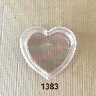 กล่องพลาสติกรูปหัวใจ สีใส และ สีทอง 1381,1382 ,1383 ,1385