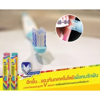 [3 แถม 1] SYSTEMA OD แปรงจัดฟัน ซิสเท็มมา โอดี รุ่นหัวแปรงขนาดกลาง (M) (คละสี) LIONSOS