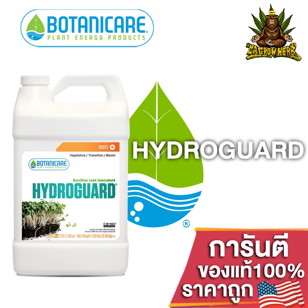 Botanicare - Hydroguard สารกระตุ้นรากของแบคทีเรียตามธรรมชาติการบำบัดน้ำที่ช่วยยับยั้งและต้านทานโรค ข