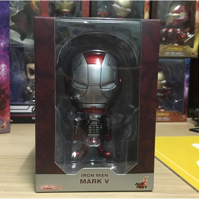 แท้ 100% Hottoys Cosbaby Iron Man Mark V