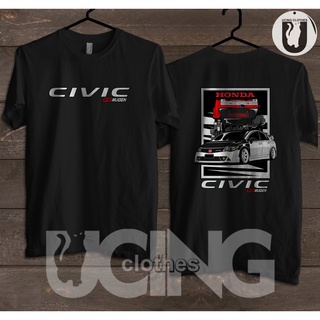 เสื้อยืด พิมพ์ลาย Honda CIVIC FD MUGEN SERIES 10 สําหรับยานยนต์