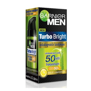 GARNIER MEN Turbo Bright Spotless SERUM 40ml. การ์นิเย่ เมน เทอร์โบไลท์ ไบร์ทเทนนิ่ง เซรั่ม