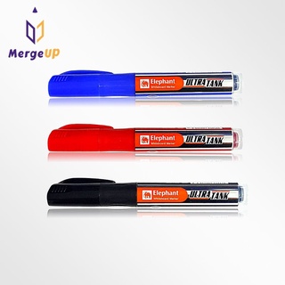 ปากกาไวท์บอร์ด ตราช้าง Elephant Whiteboard Marker Ultra Tank เปลี่ยนไส้ได้