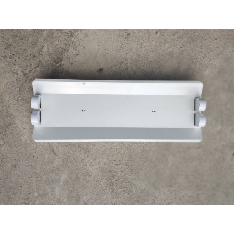 โคมโรงงาน 2x18W(2*9w Led) ขาสปริง ใช้ได้ทั้งหลอดฟูลออเรสเซนต์และLED (T8)ยาว 60ซม ขานีออนสปริงหน้ากว้าง กระจายแสงดี