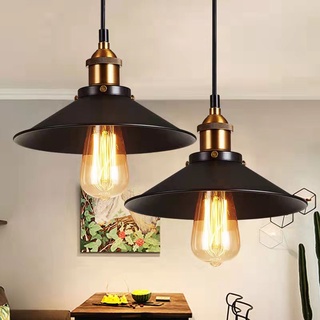 จี้ไฟ LOFT อุตสาหกรรม VINTAGE จี้โคมไฟหลอดไฟ LED EDISON Wrought Iron หัว Retro Suspension โคมไฟ