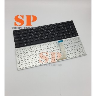 ASUS Keyboard คีย์บอร์ด ASUS K556 A556 X556 K556U A556UA X556 X556UA X556UB X556UF X556UJ X556UQ X556UR X556UV สีดำ TH-E