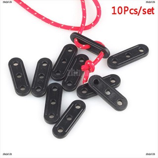 [💯💯Zhu1] 10 Camping Canopy Tarp Guy line Bent Runners Tent Clips Lock Rope Tensioners [TH]