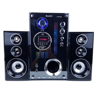 Music D.J. (M-M9100B) + BLUETOOTH, FM,USB 2.1 CH. (Black)