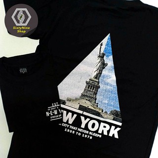 Dcr1 //เสื้อยืดแนววินเทจ พิมพ์ลาย "NY" พร้อมส่ง!