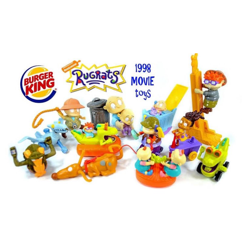 Rugrats 1998 Movie toys from Burger King kid meal