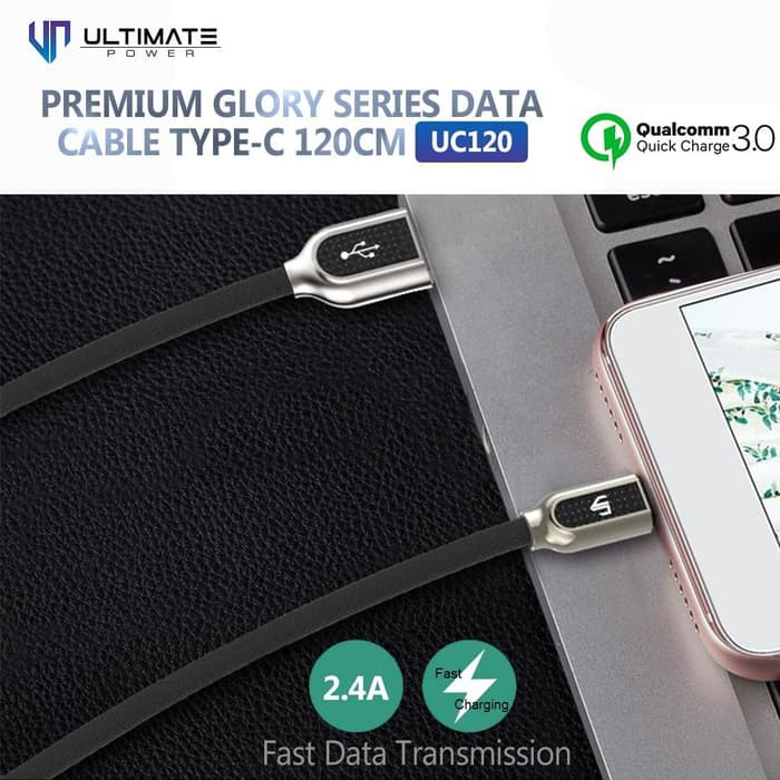 สายเคเบิลข้อมูล Ultimate Premium Glory Series Type C 120CM UC120
