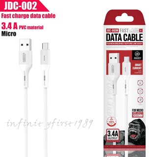 (พร้อมส่ง🔥รุ่นใหม่)สายชาร์จไว JOCEEY  JDC-002สายชาร์จ Cable 3.4A 1เมตร FAST DATA CABLE  Super fast charge