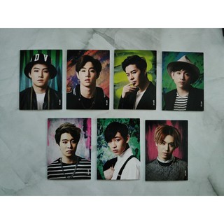 การ์ด star collection got7 standard portrait cards