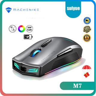 Machenike M7 wireless gaming mouse Omron RGB backlit programmable charging computer mouse